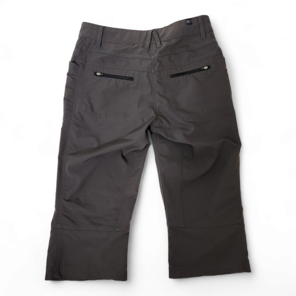 MEC Black Mid Rise Hiking Capri Pants size 4 - Picture 2 of 11